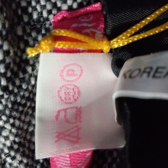 Vera Style Gray & Black Pleated lined Skirt SZ Small - Picture 10 of 10